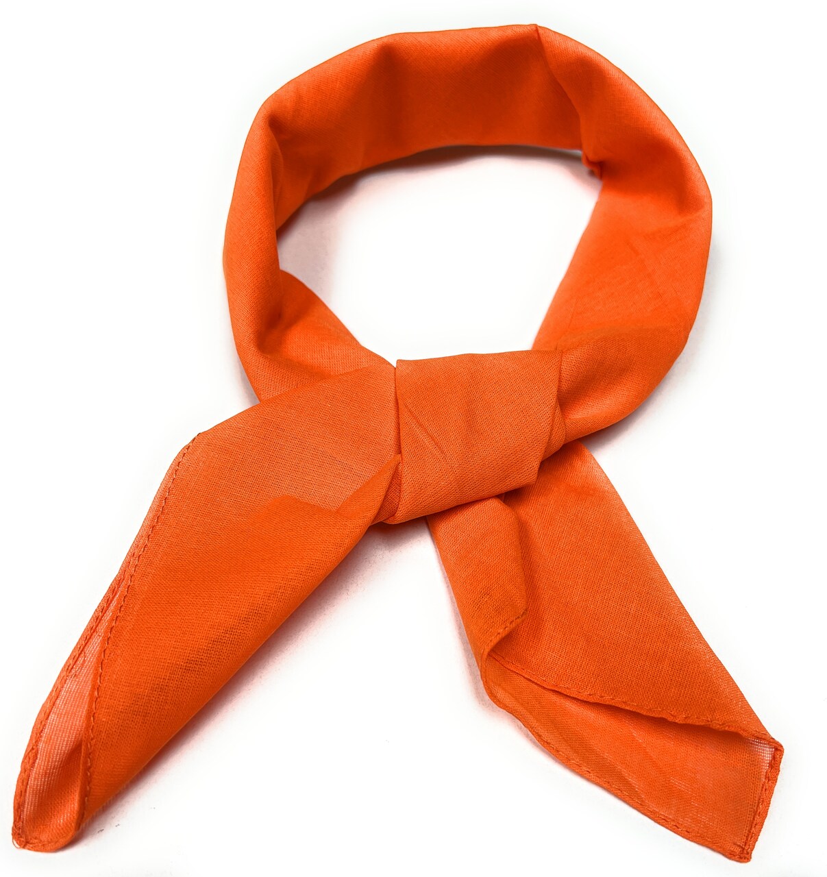 Pack of 6 Plain Chiffon Scarf Square Retro Ribbon Pure Cotton